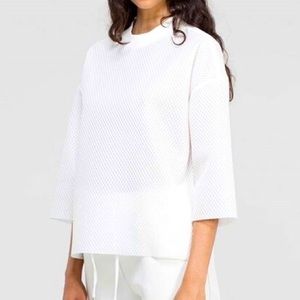 Dr. Denim mesh oversized white lovisa top size small